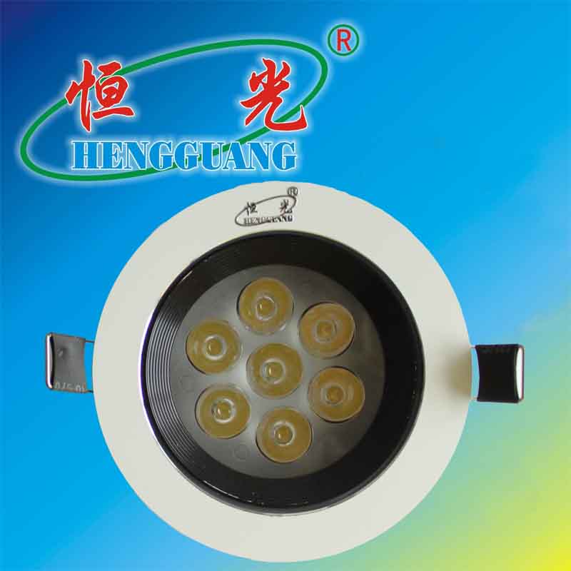 恒光LED天花燈A型(射燈)7W單頭-{dede:global.cfg_keywords/},LED照明燈具首選恒光電器